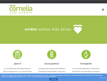 Tablet Screenshot of corneliadelange.es